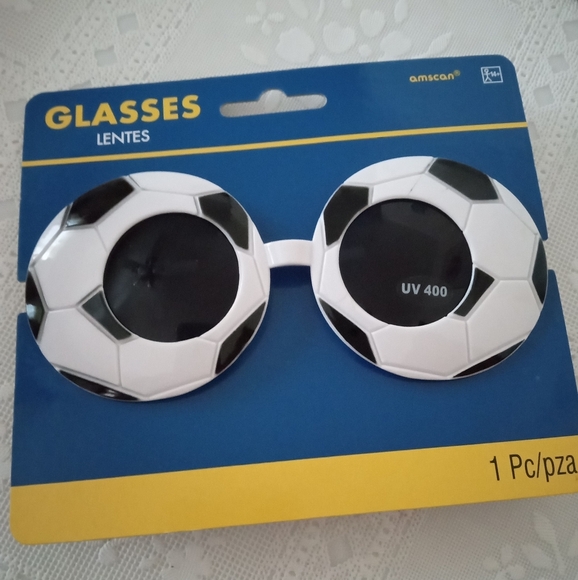 🆕 Amscan Soccer Ball Glasses, Standard, Ages: 14+, NIP - Picture 6 of 6